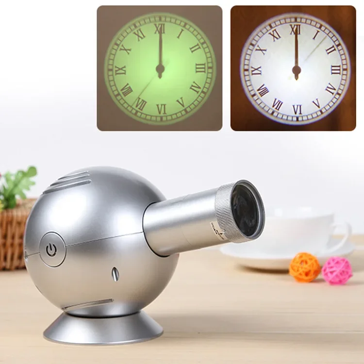 Fonte de luz fria criativa hotel sala estar quarto projeção relógio presente eletrônico