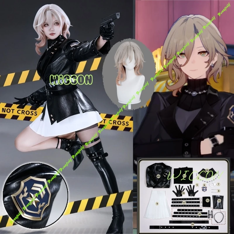 

Kusari Honkai Star Rail Cosplay Set Including Costume Wig And Footwear Halloween Christmas Theme Party Role Play Costume
