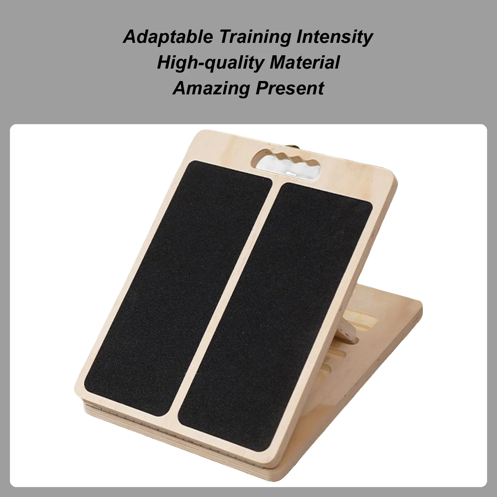 

Носилки для икр, деревянная складная наклонная растягивающаяся доска, регулируемая трапециевидная балансировочная пластина для тренировок, пилатеса, йоги, фитнеса