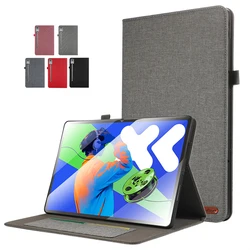 Para Xiaoxin Pad Pro 12,7 2025 funda de tela suave con soporte abatible para tableta Coque Lenovo Xiaoxin Pad Pro 2025 funda de 12,7 pulgadas Etui