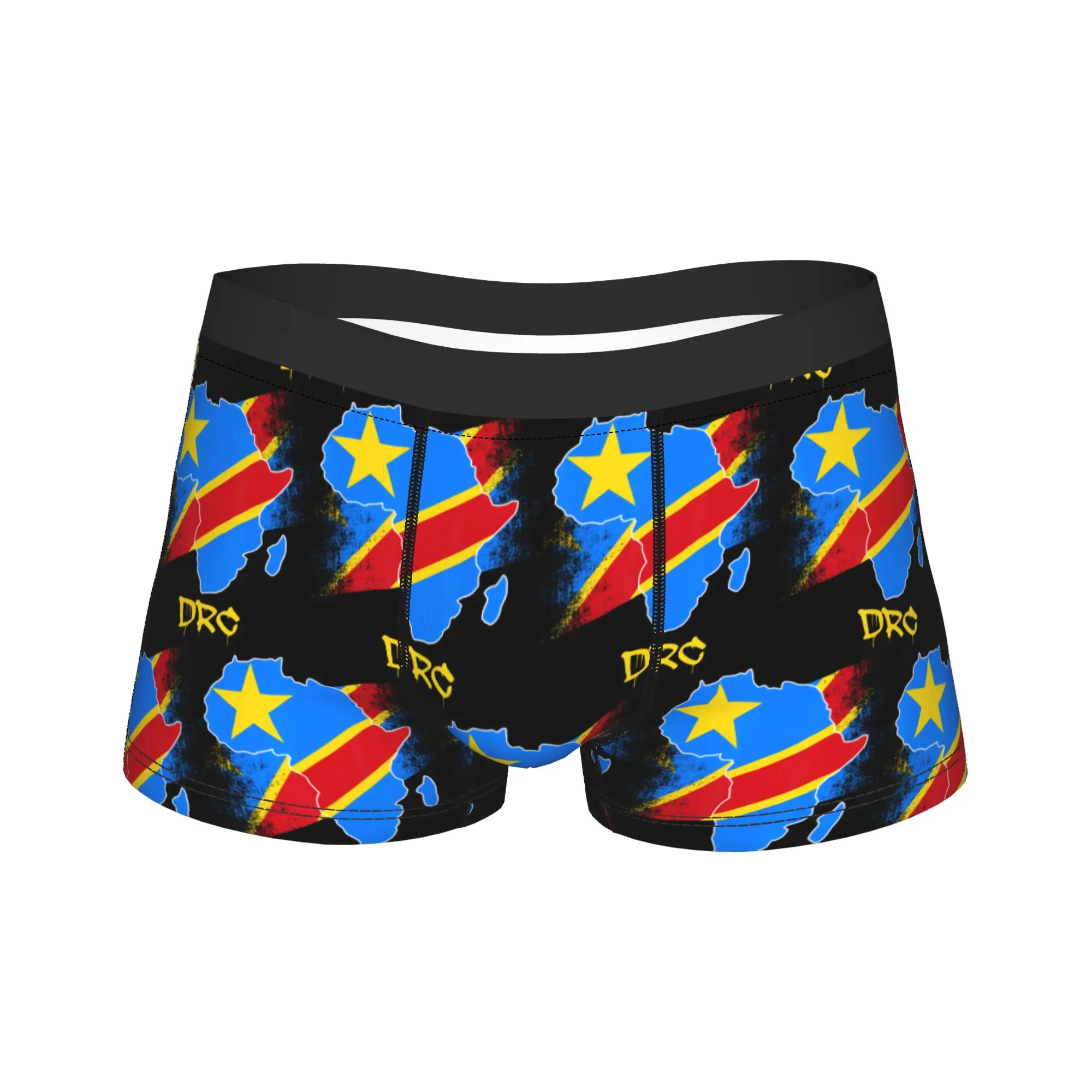 Dr Congo Flag In Africa Map Love Rdc Drc Republic Of Congo Underwear  Man Panties Printing Boxer Shorts Shorts Briefs Plus Size