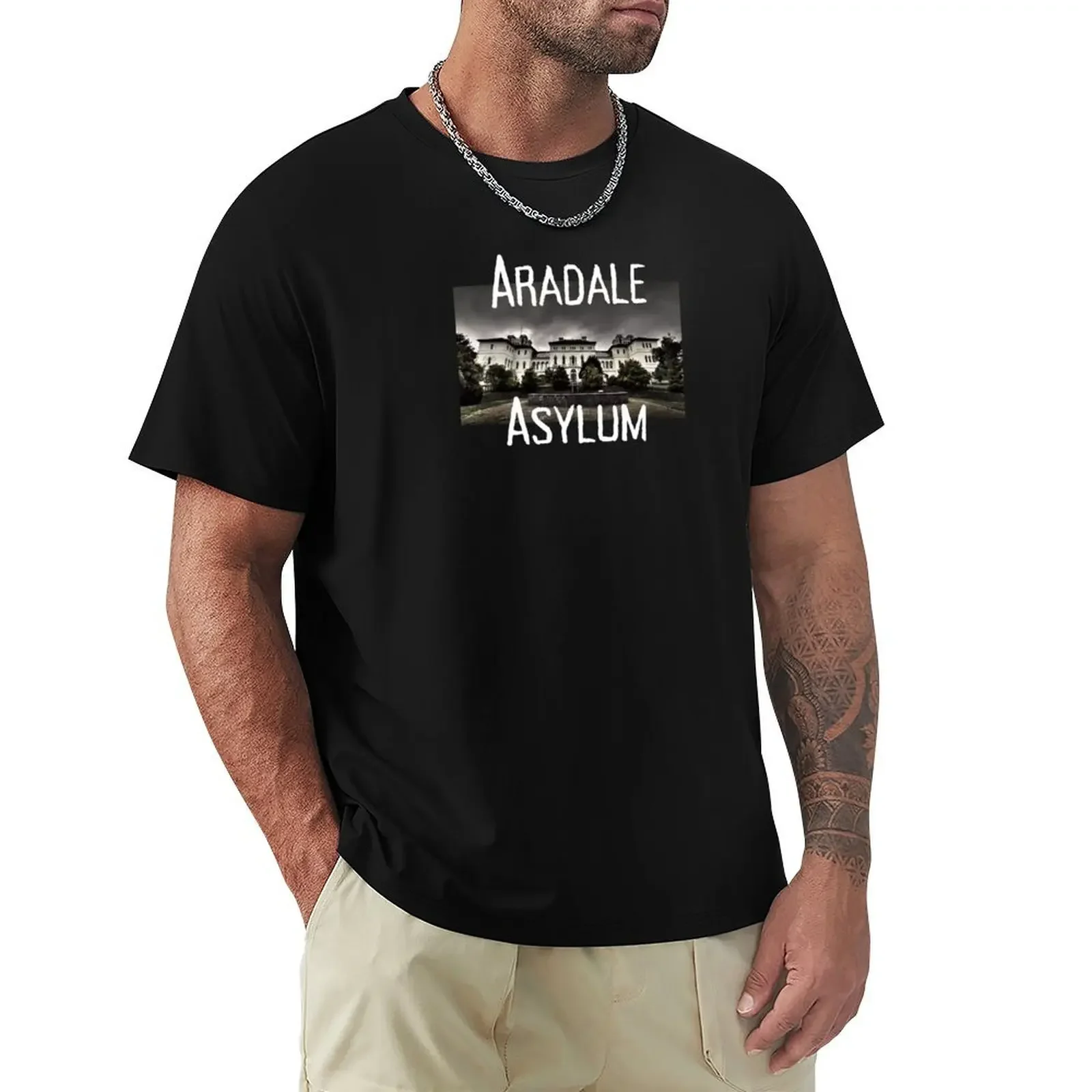 Aradale Asylum T-shirt anime cute clothes oversized t shirt men