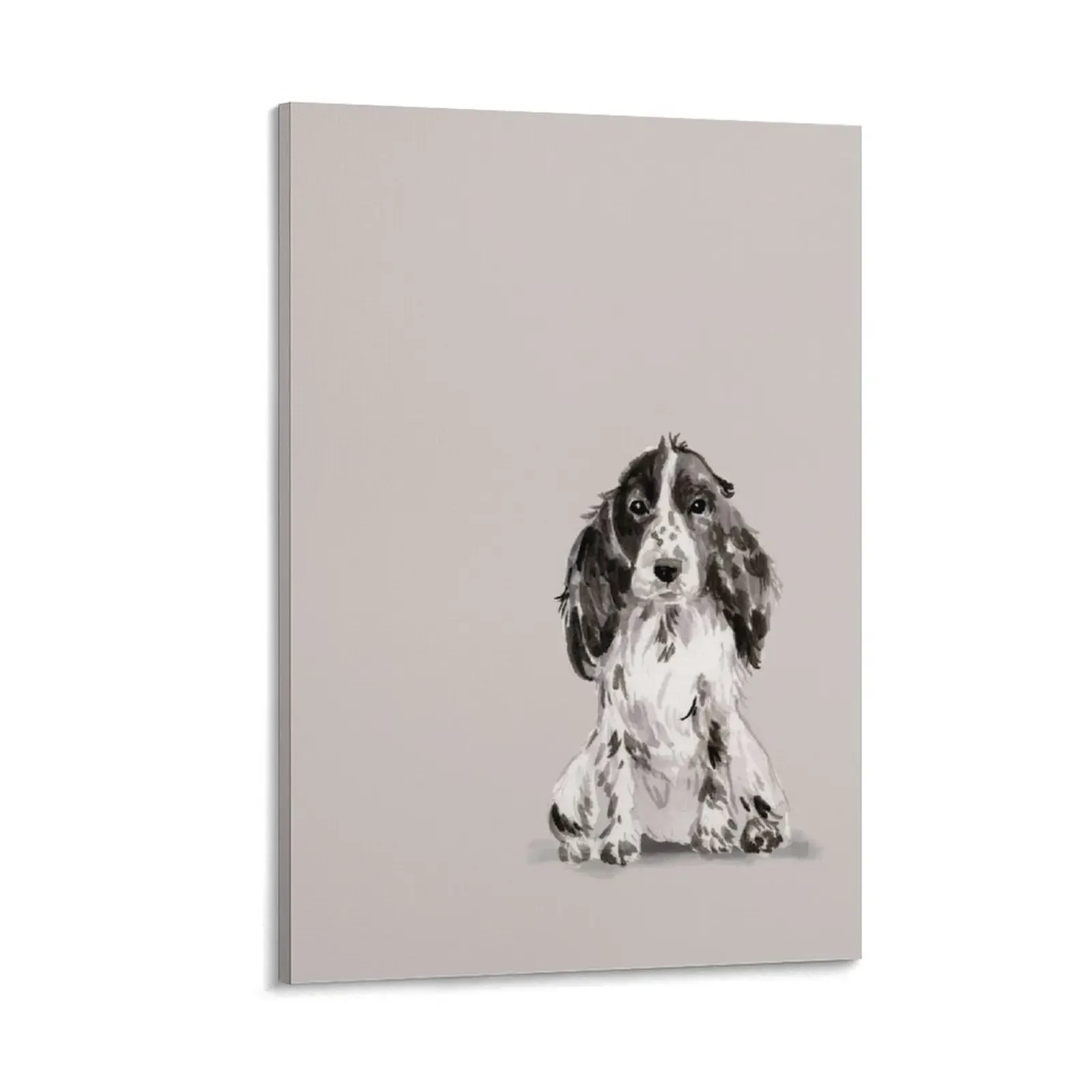 

Cocker Spaniel Illustration Canvas Painting wallpapers home decor posters anime