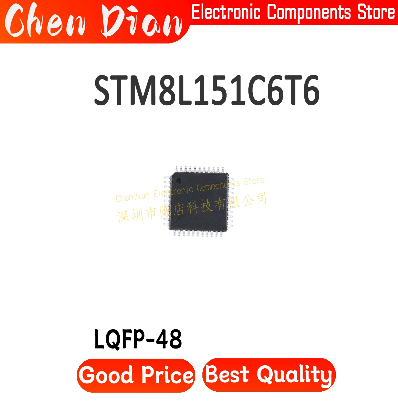 STM8L151C6T6 package LQFP-48 New Original Genuine