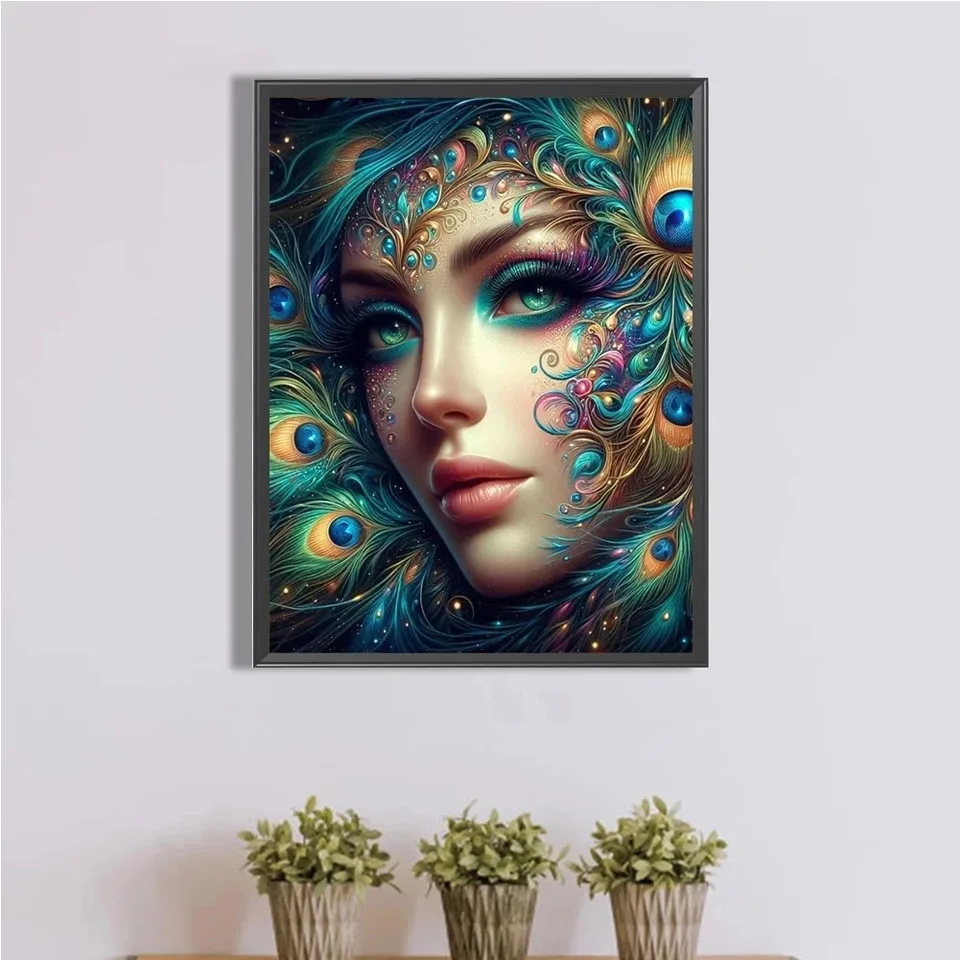 Cygańska kobieta pełny haft diamentowy bogini Fantasy Diy diamentowy obraz sztuka portretowa krzyż zestaw do szycia mozaika ścienna dekoracja domu