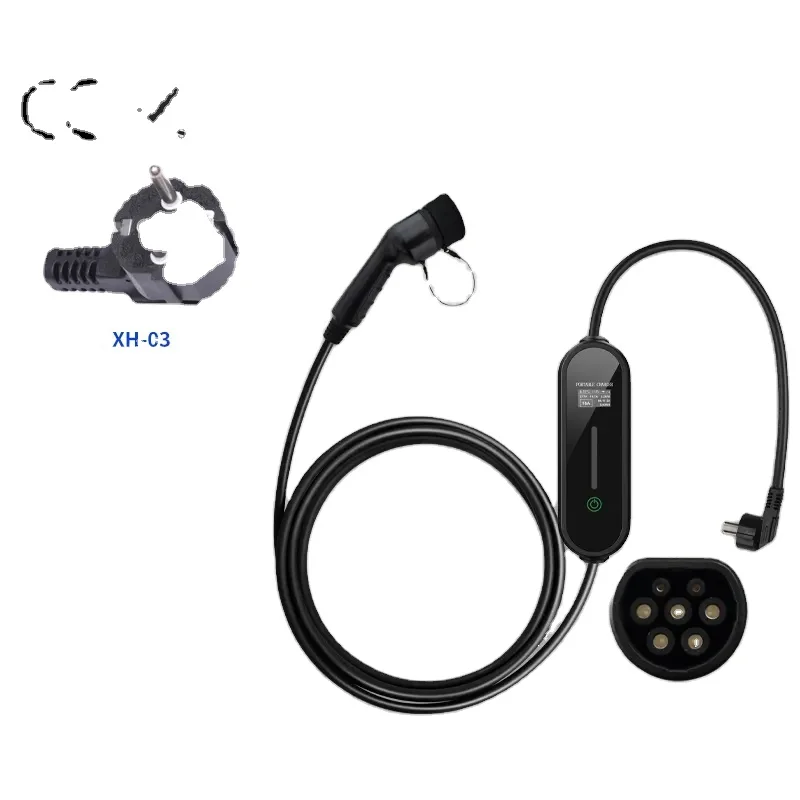 

Type 116a 3.5kw Charging Station for New Energy Electric Vehicle Home Fixed Current Olcd Screen Portable Ac Ev Charger