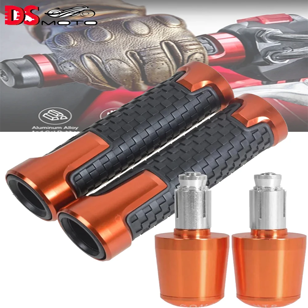 

For SUZUKI GSR400 GSR750 GSR600 GSR 600 750 400 2006-2024 2025 7/8'' 22mm Motorcycle Handle Hand Grips Handlebar Grip Ends Plug