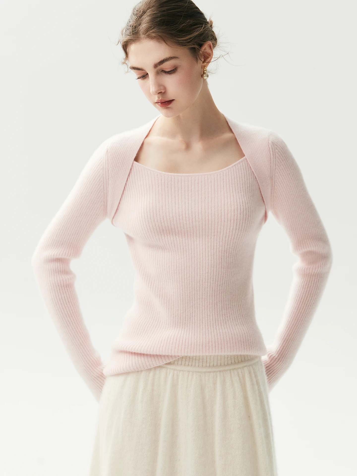 Soft Warm 100% Cashmere Sweater Women Boat‑Neck Slim‑Fit Long Sleeve Pullover Jumper Autumn Winter Ladies Elegant Knitwear Top