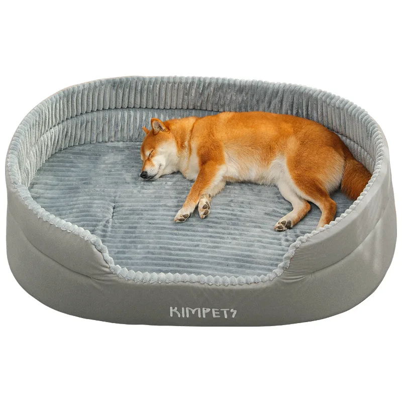 Large Pet Cat Dog Bed Square Plush Kennel Washable Cat Mat Mattress Pet Cushion Medium Large Dogs Pet Supplies All Seasons