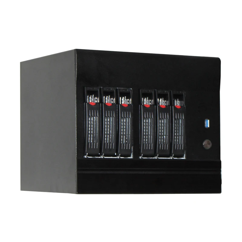 Wysokiej jakości NAS 6 bay obudowa serwera z RAM, SSD, CPU, płyta główna w magazynie