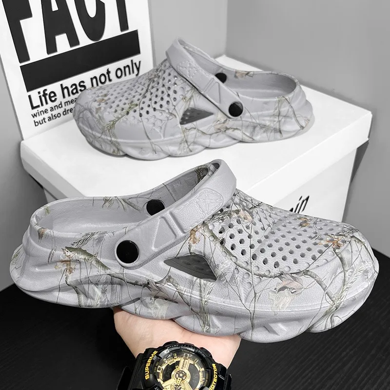 

Plus Size 46 47 Summer Sandals for Men and Women Breathable EVA Beach Slippers Men Clogs Men Flip Flops Comfort Men Casual Shoes