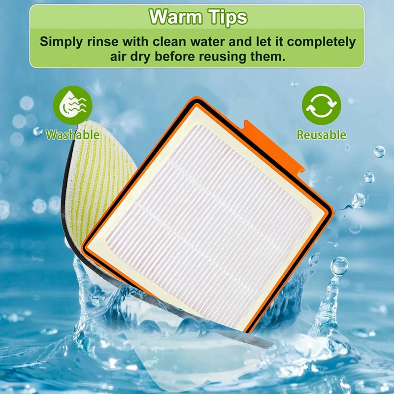 Części zamienne do Shark RV2002WXUS RV2002WD RV2001DRUS RV2001WD AV2001WD odkurzacz robot Mop szczotka zestaw filtrów