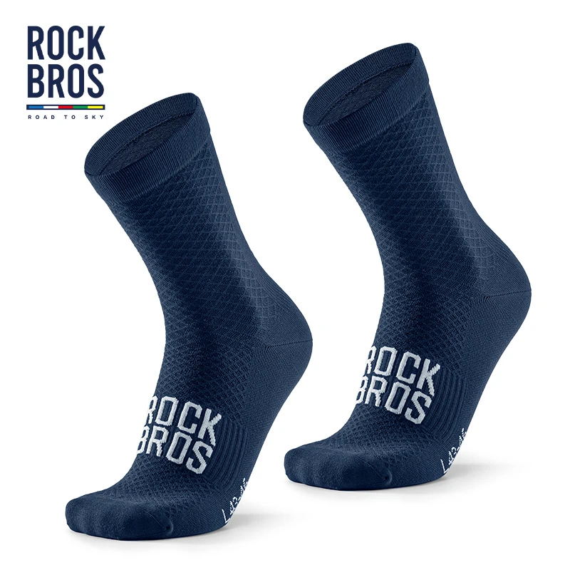 ROCKBROS ROAD TO SKY Professional Cycling Socks Breathable High Elastic Shock Absorption Stocking Men Women Fitness Sports Socks