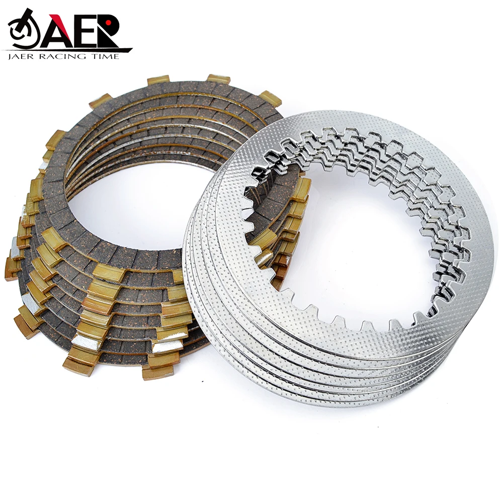 Clutch Plates and Steel Friction Plate for Yamaha XT600 XT600Z XT600E XTZ660 Tenere 5Y1-16321-00 5Y1-16331-01 360-16325-00