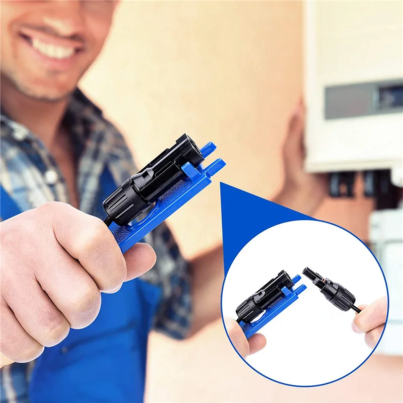 مفاتيح أدوات موصل الطاقة الشمسية ABDJ-12PCS، أداة تجميع موصل اللوحة الشمسية للموصلات، مفتاح ربط بلاستيكي يعمل بالطاقة الشمسية