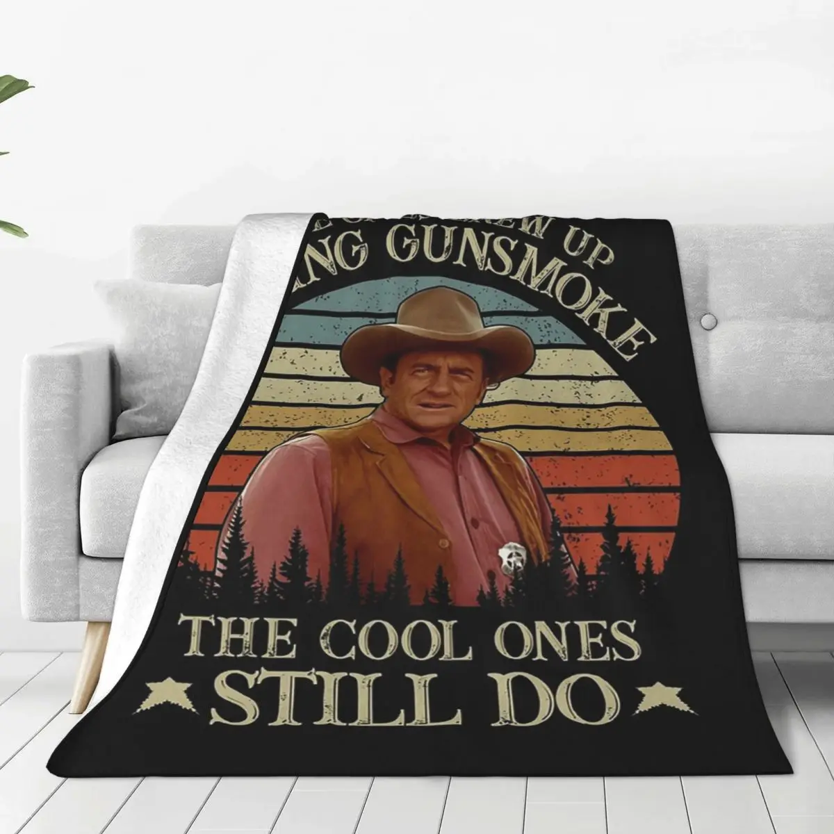 

Некоторые из нас, любимые пистолеты Gunsmoke The Cool Ones Still Do, флисовые портативные пледы для одеял, покрывала