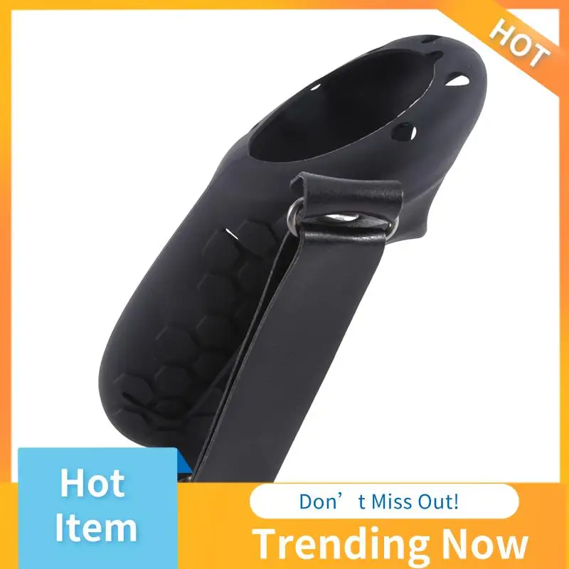 Mejores OFERTAS funda protectora de silicona controlador para Meta Quest 3 VR auriculares funda de controlador de batería extraíble negro fácil de instalar