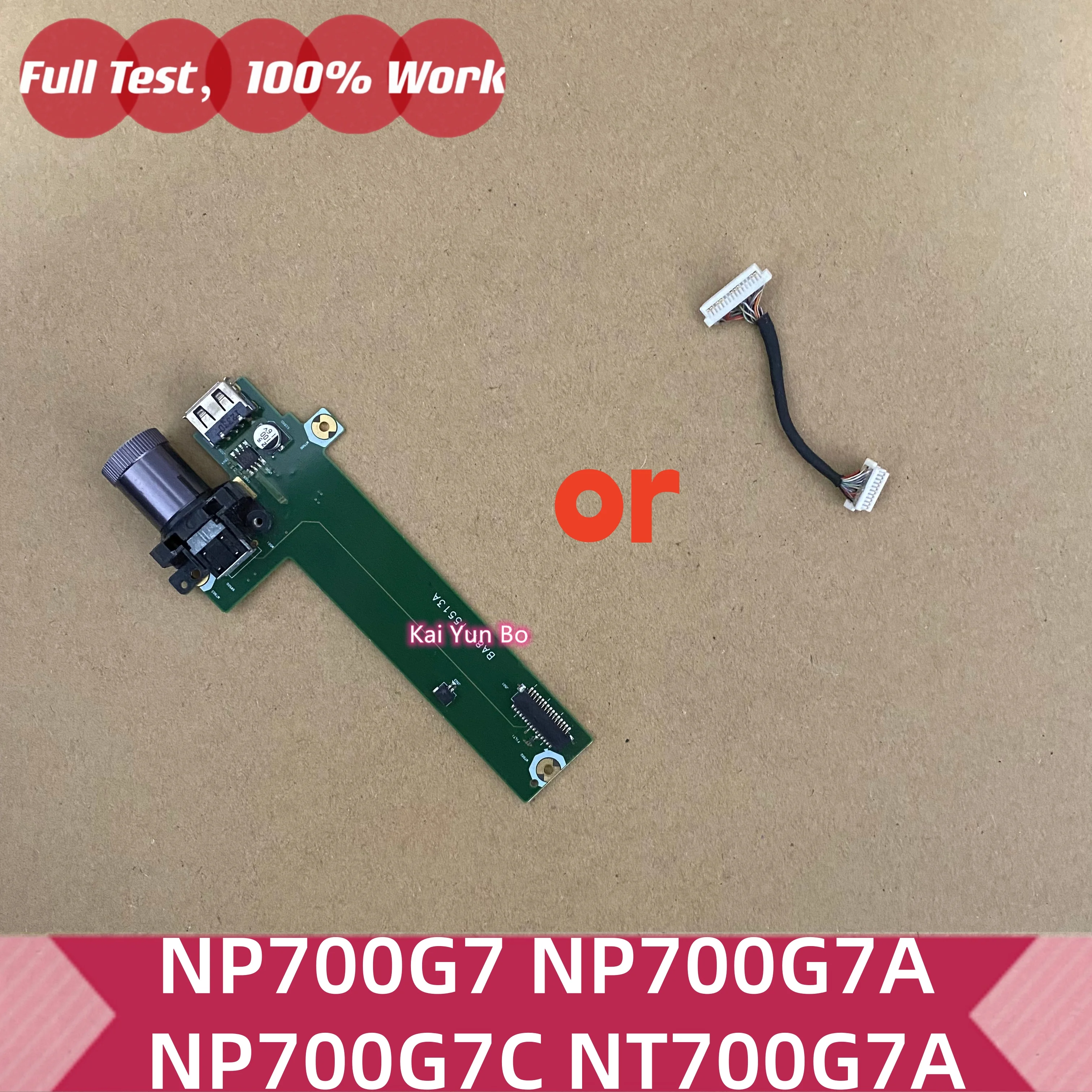 Placa Sub ou Cabo USB Jog Dial para Laptop Samsung Série 7 700G NP700 NP700G7 NP700G7A NP700G7C NT700G7A BA81-15513A