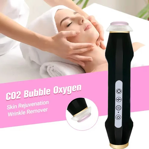 Imagen 2 del producto El más nuevo dispositivo de burbujas de oxígeno CO2 recargable de mano, máquina Facial de oxígeno exfoliante, eliminación de arrugas, dispositivo de belleza portátil
