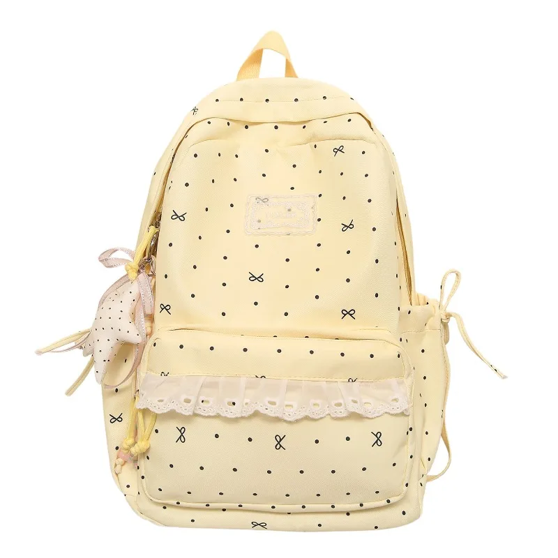 Korean Ins Style Teen Girls Backpack New Casual Travel Rucksack Large Capacity School Bag for Junior Senior High School Students