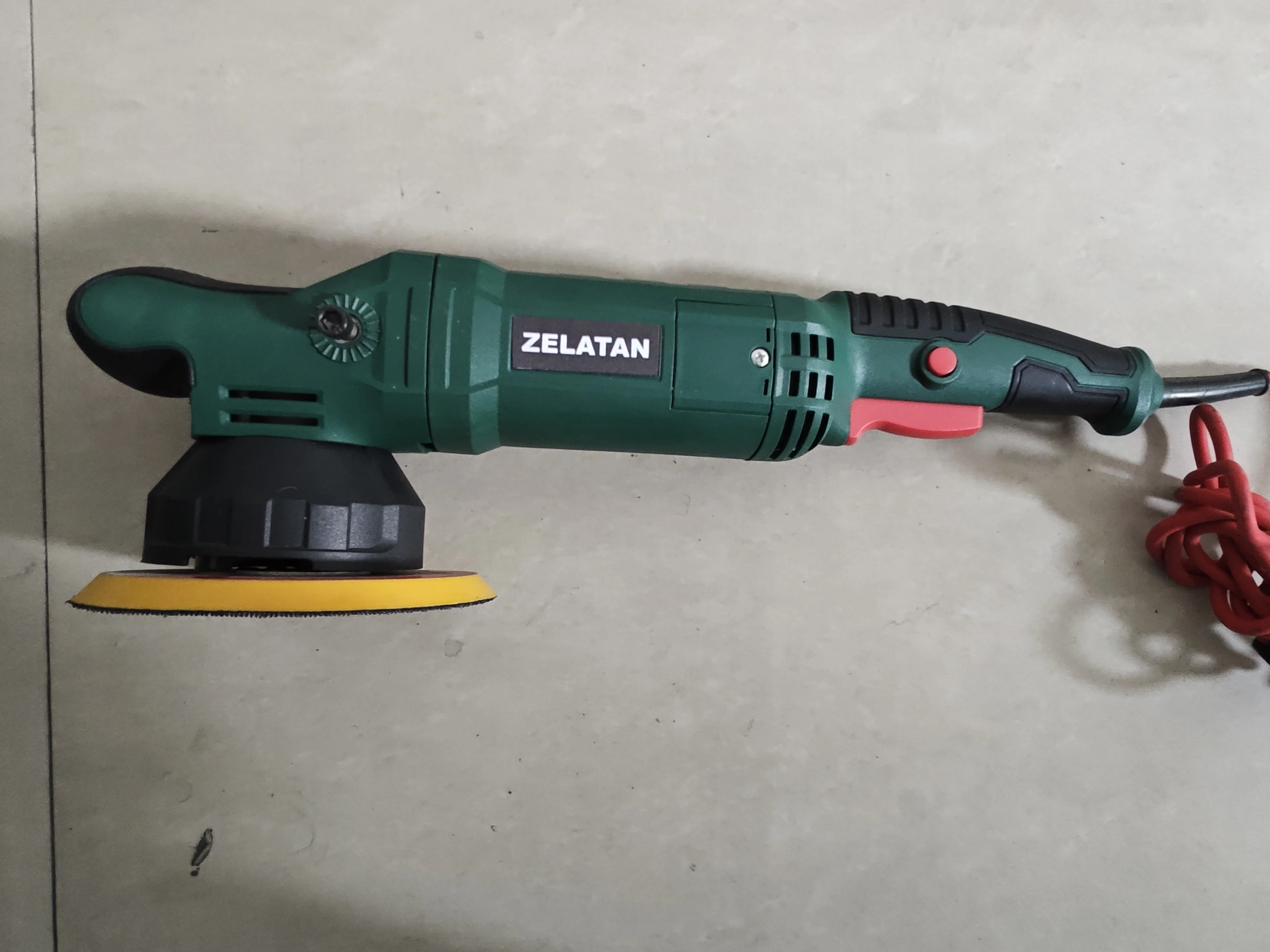 ZELATAN Dual Action Polisher 900W 150mm Variable Speed Orbit Electric Polisher Shock and Sharpening Machine Cleaner Pad