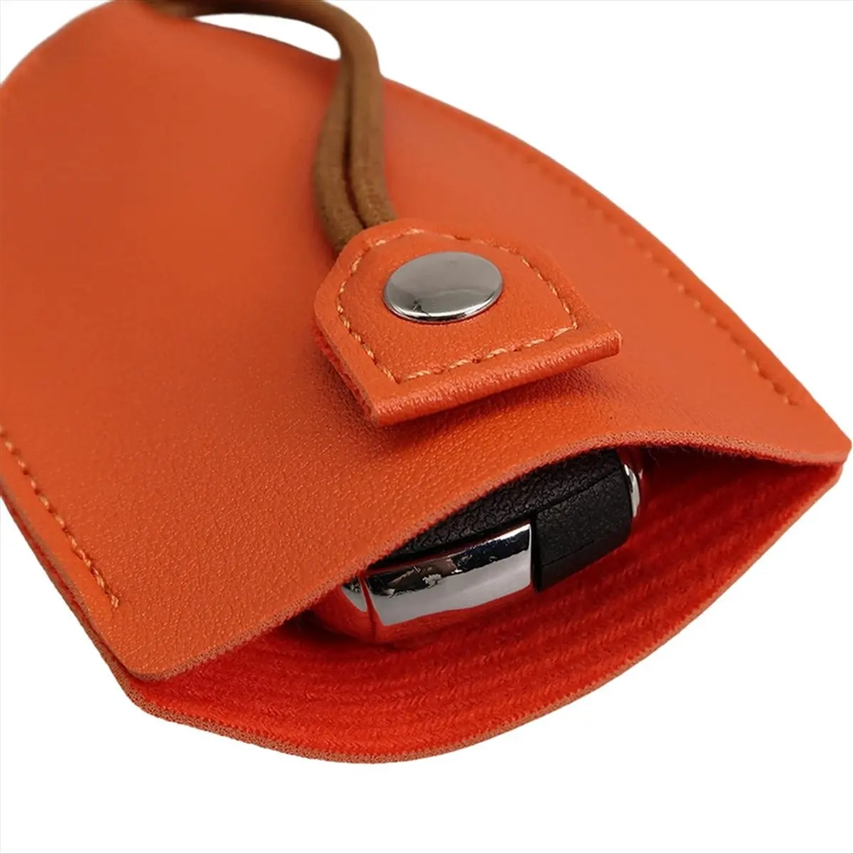 【Clearance Sale】8Pack Pull Out Key Case, Pull-Out Cute Large-Capacity Car Key Case, Stylish PU Leather Key Wallets