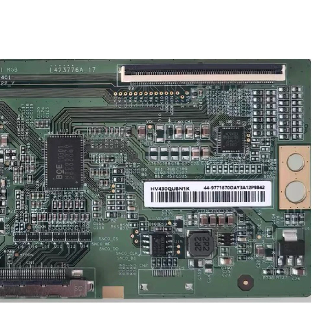 New original logic board HV430QUB-N1K 4K