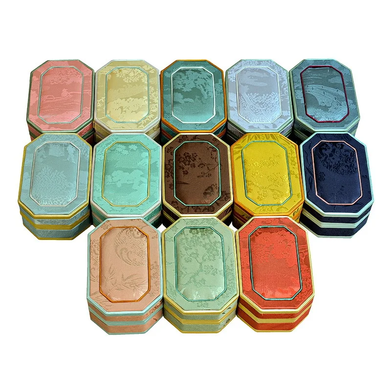 

Chinese Style Jewelry Box Necklace Bracelet Earrings Jewellery Boxes Jeweler Counter Small Storage Case Ring Organizer Supplies