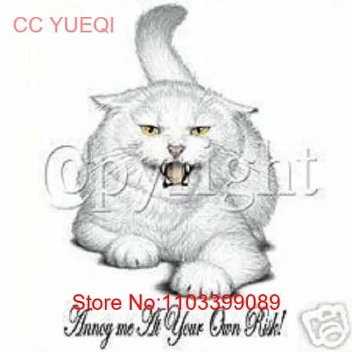 Раздражайте меня на свой риск, футболка с котом, размеры/цвета