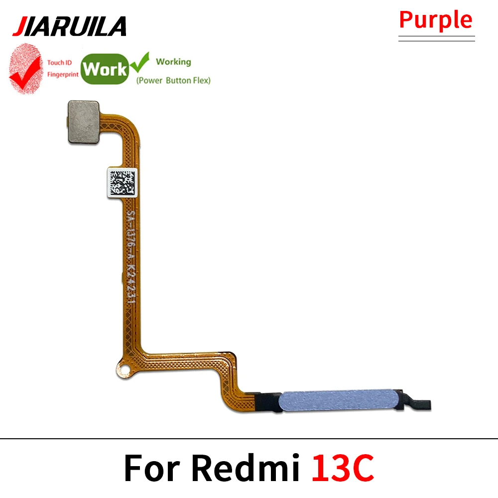 NEW For Xiaomi Redmi 13C Note 13 4G 13 Pro 5G ID Home Button Fingerprint Menu Return Key Recognition Scanner Sensor Flex Cable image 6