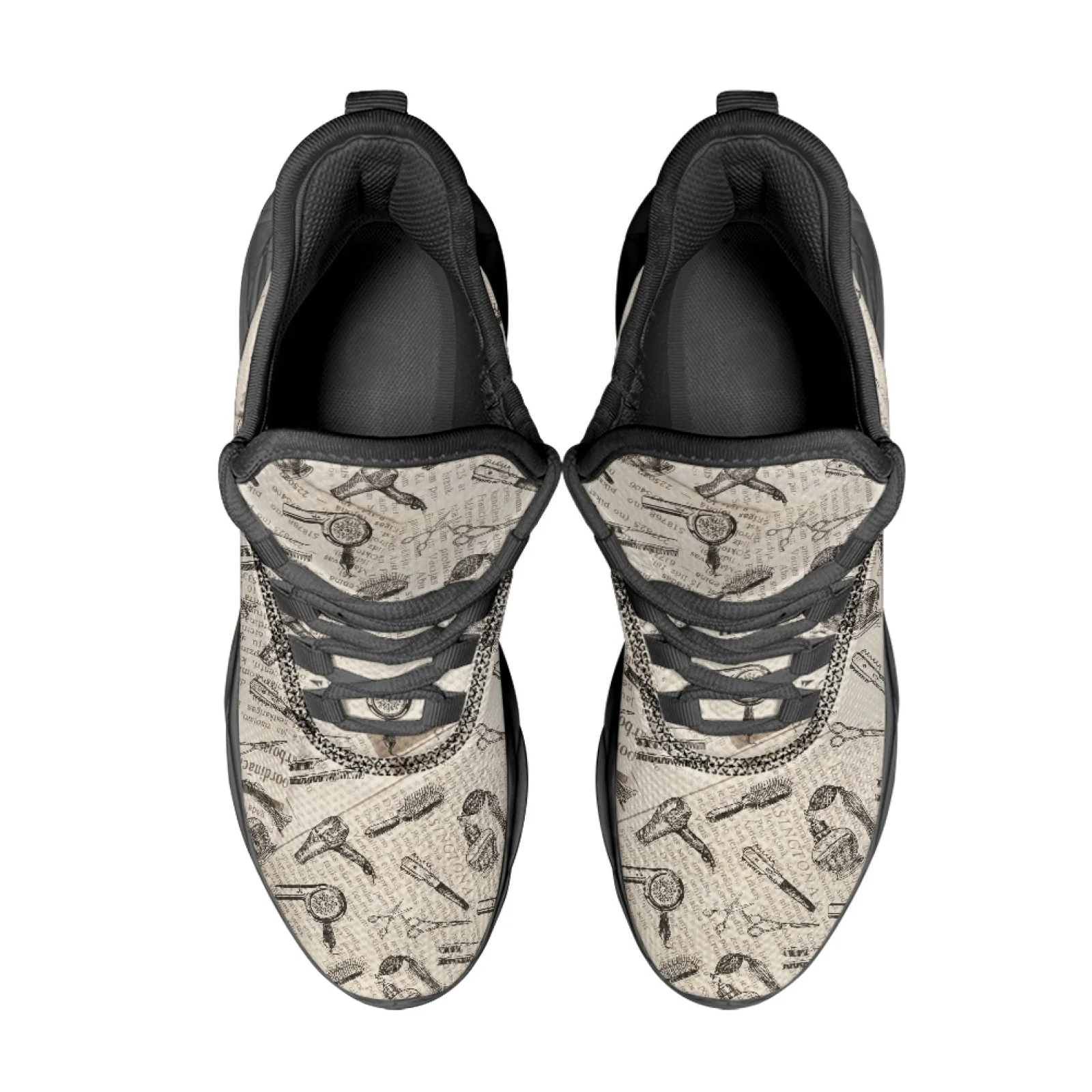 PENSTROLL Barber Tool Sketch Non Slip Fashion Sneakers Sports Shoes for Men Breathable Athletic Footwear