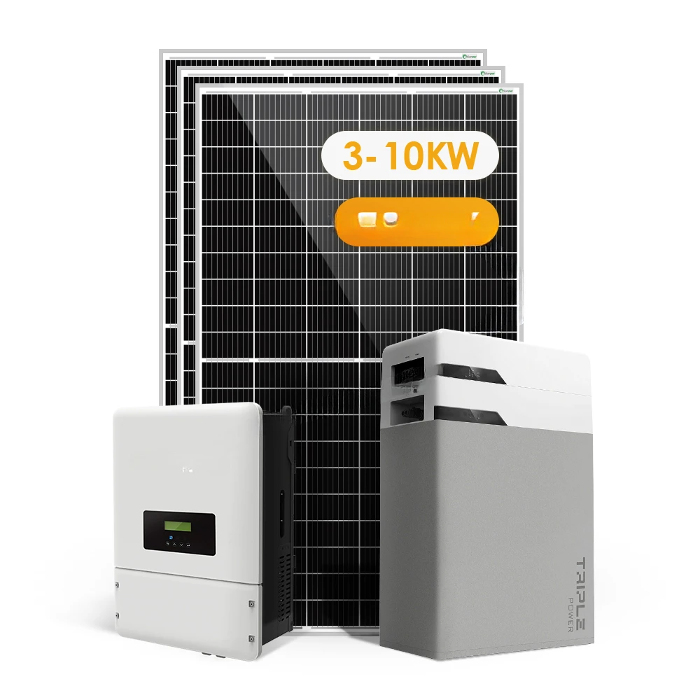 Hybrid Solar Power System 3000W 5000W 8000W 10000W Solax for X1 X3 Hybrid Inverter with lithium ion battery For Home