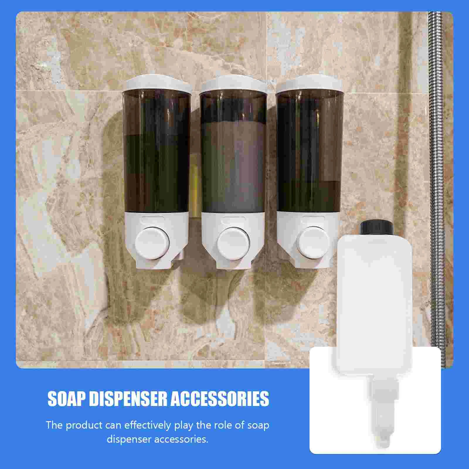 3 Set Soap Dispenser Accessories Glass Dispener Replacement Drip Catcher Wall Container Parts