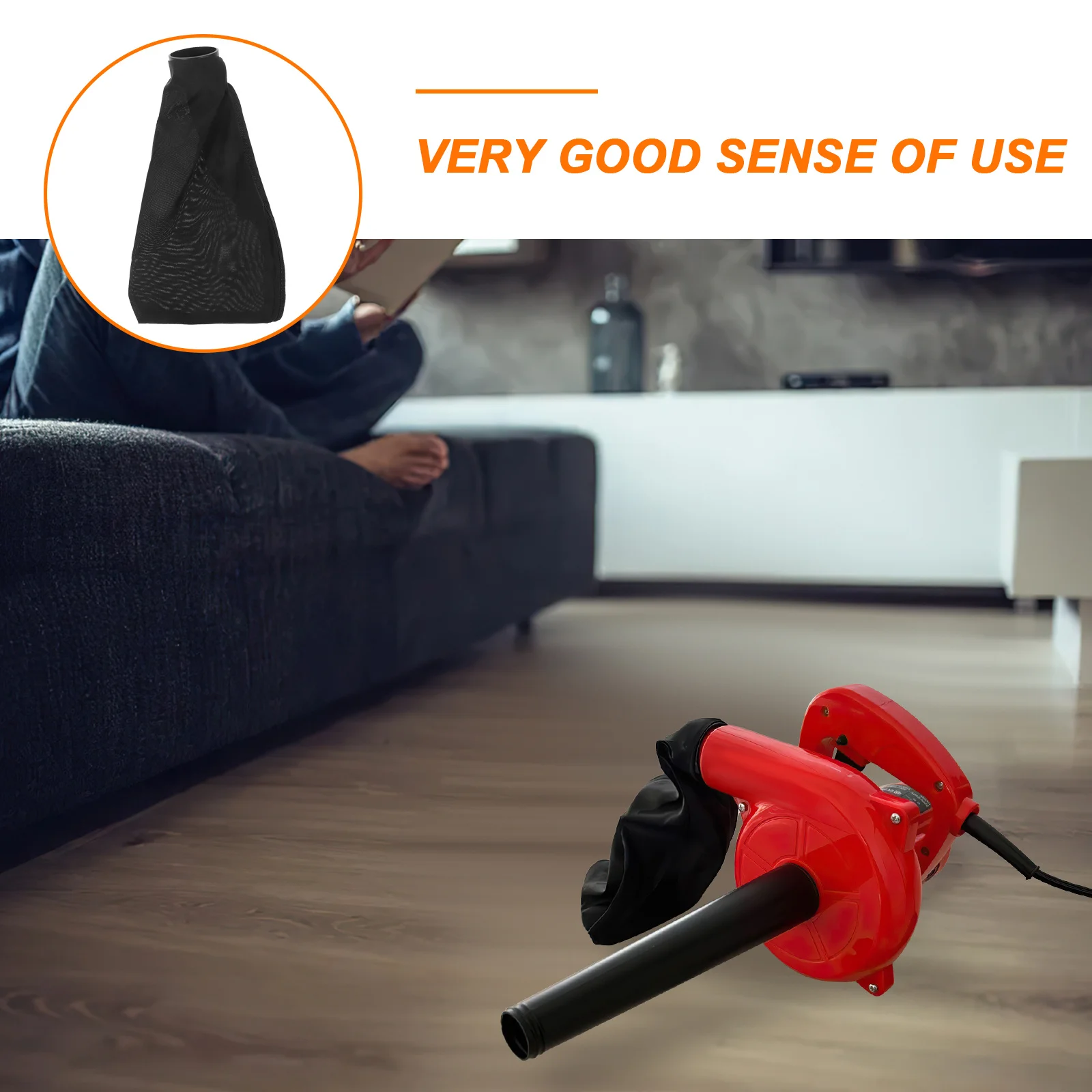 

Cloth Blower Dust Collector Bag Efficient Dust Collection for Electric Air Blower Yard Garden Cleaning Tool Accessory