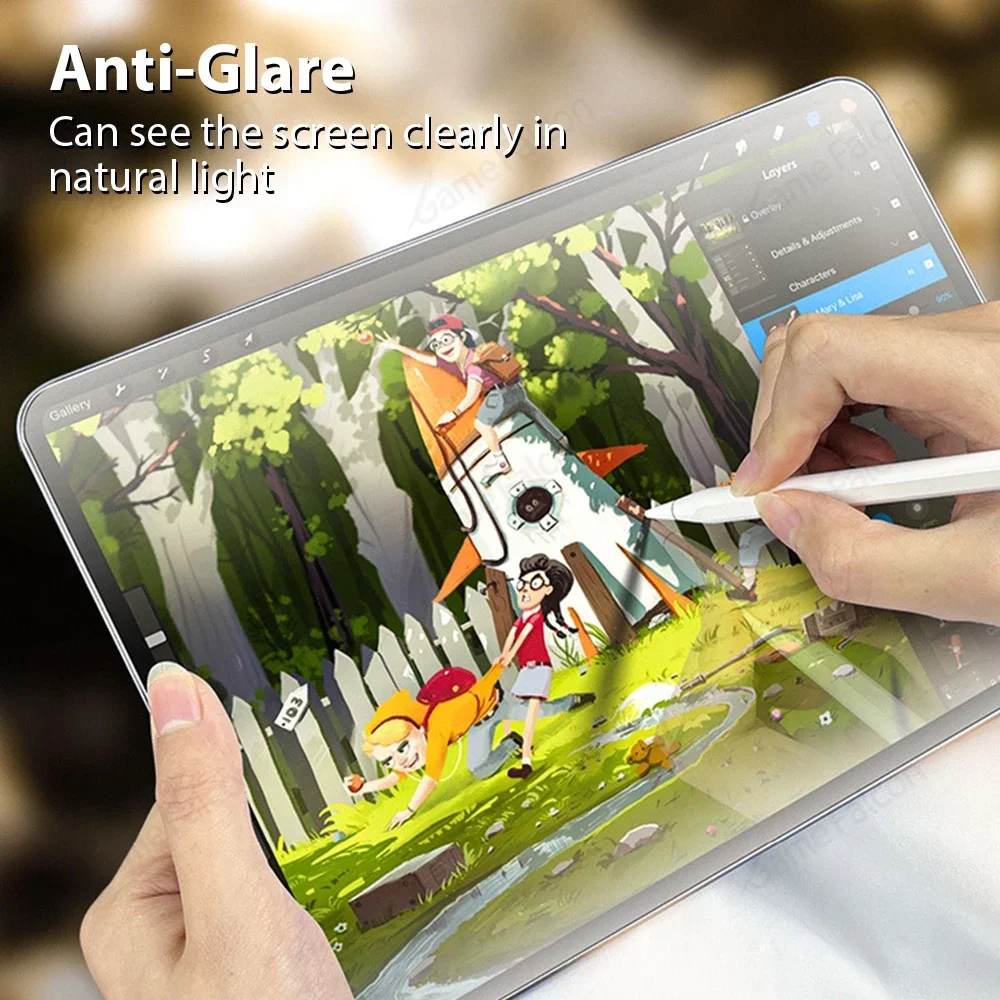 2Pcs Magnetic Like Paper Film For Ipad Pro 13 11 M4 12.9 6th Air 5 4 3 M2 Screen Protector For Ipad 9 9th 10th Generation Mini 6