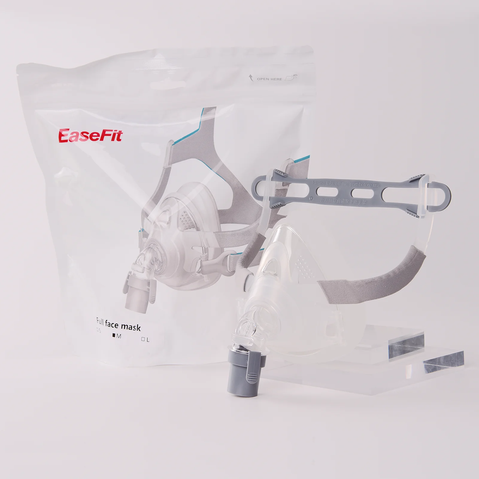 ResMed F20 CPAP Mask - Sleeping Apnea Mask，Airfit F20 Full Face Mask, set includes a headband and a support frame