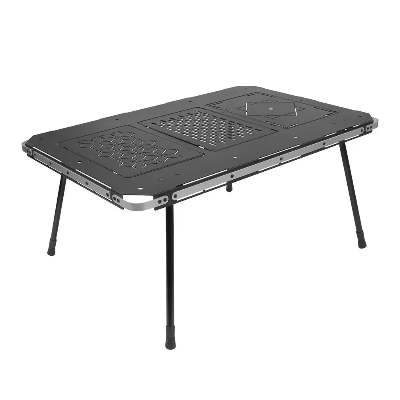 Outdoor folding combination table folding aluminum alloy outdoor portable
