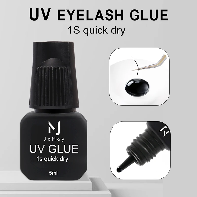JOMAY Black UV Glue Eyelash Extension Supplies UV Lash Glue TOP Brand High Quality New Product Adhesive Customized