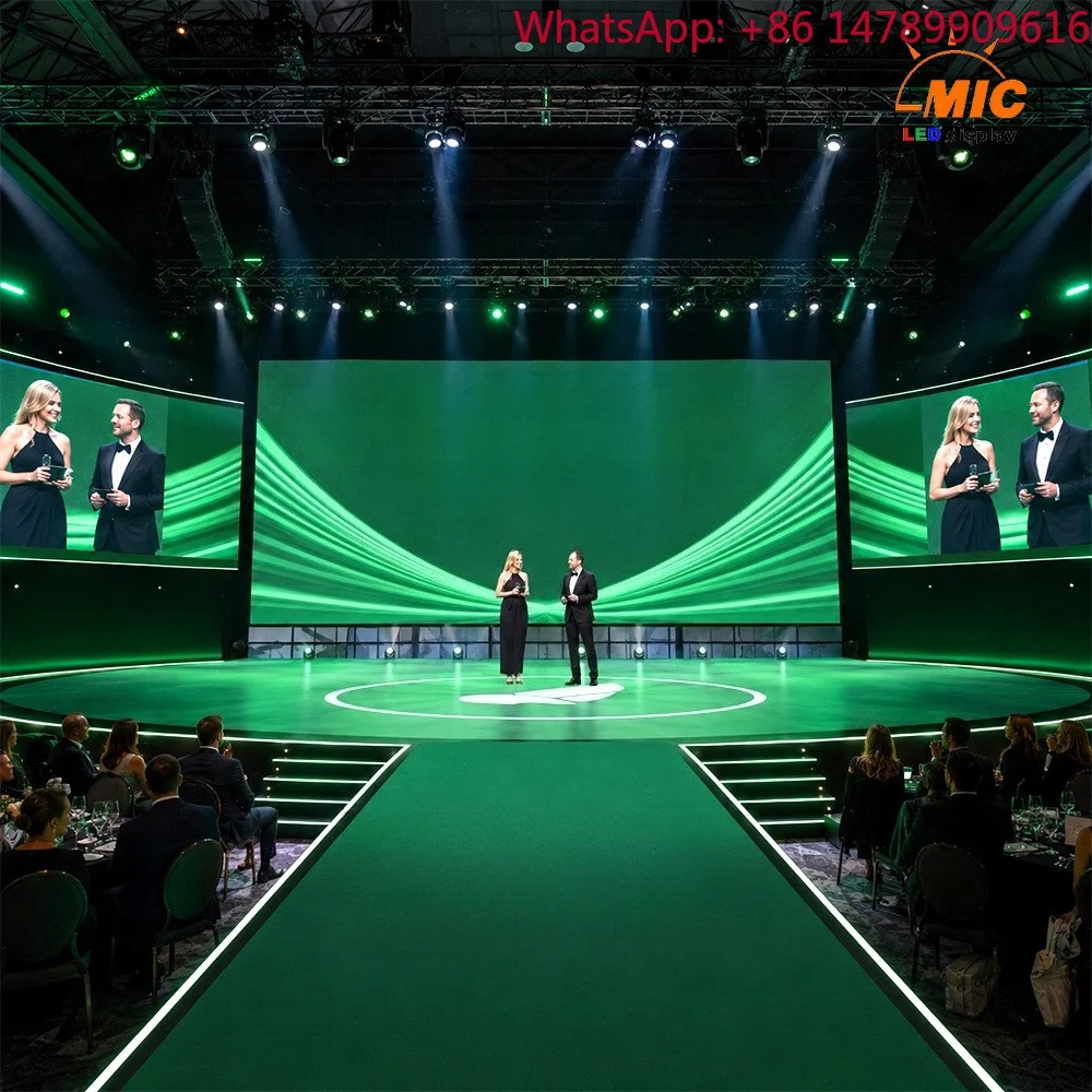 Ultra Thin P2.604 High Refresh Rate Indoor LED Floor Tile Display Screen Interactive Digital Video Wall For ConferenceInteractiv