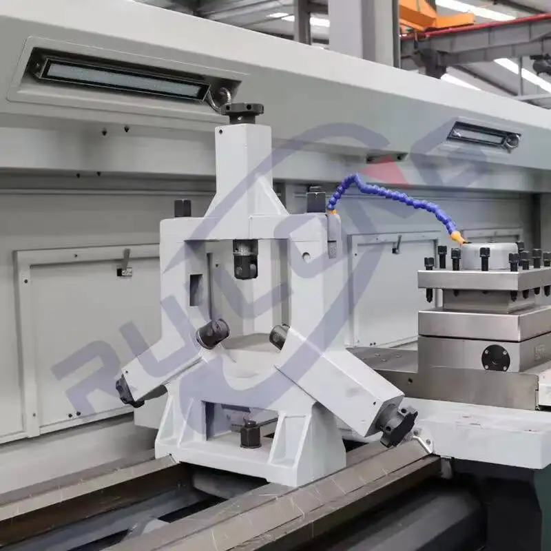 Fully Automatic Heavy Duty Ck6140 Ck6150 Horizontal CNC Lathe High Precision Flat Bed Structure With 220V Digital Voltage