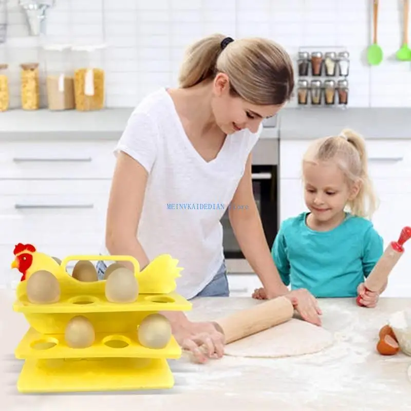 C1FE 8 Cups Egg Holder Silicone Resin Mold DIY Making Handmade Home Decor Craft