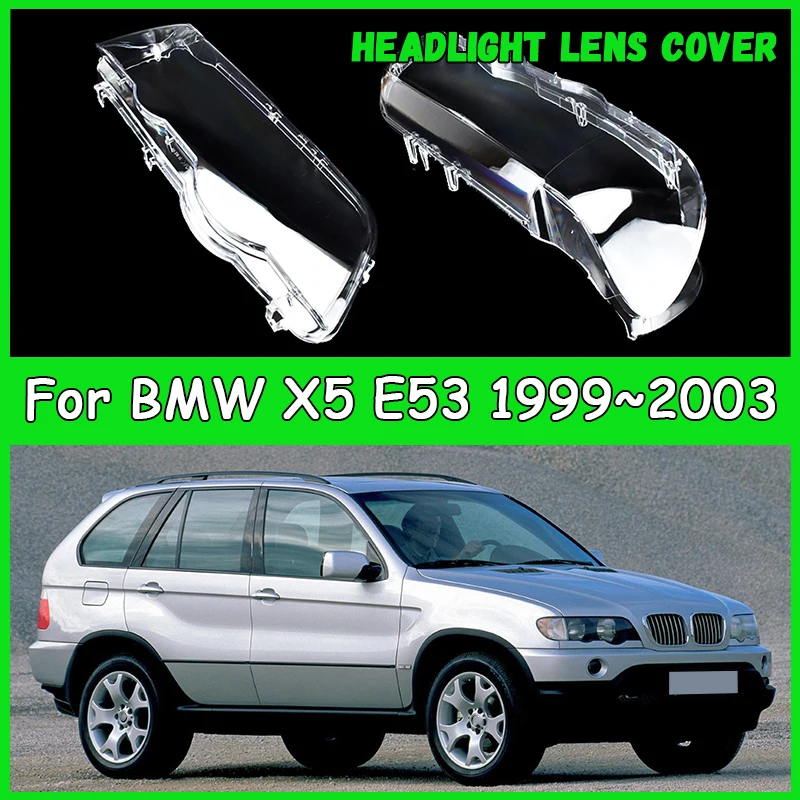 

For BMW X5 E53 1999~2003 Car Headlight Cover cap Headlamp Shade Head Lamp headlight lamp cover automobil parts car accessories