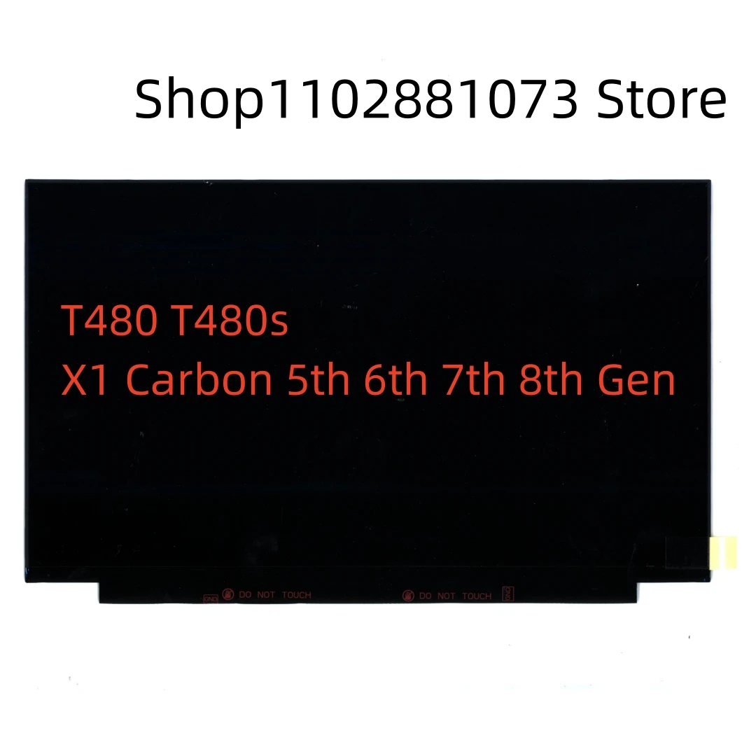 Laptop Original para Lenovo Thinkpad Tela Lcd Matte Thinkpad T480 T480s x1 Carbono 5ª 6ª 7ª 8ª Geração 2560×1440 Wqhd Ips 40pin 00ny681