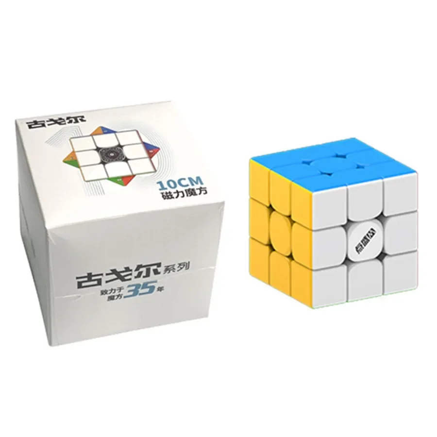 Diansheng magnético 3x3 cubo mágico tamanho 7cm 8cm 9cm 10cm quebra-cabeça profissional cubo mágico brinquedos aniversário presentes de natal para crianças