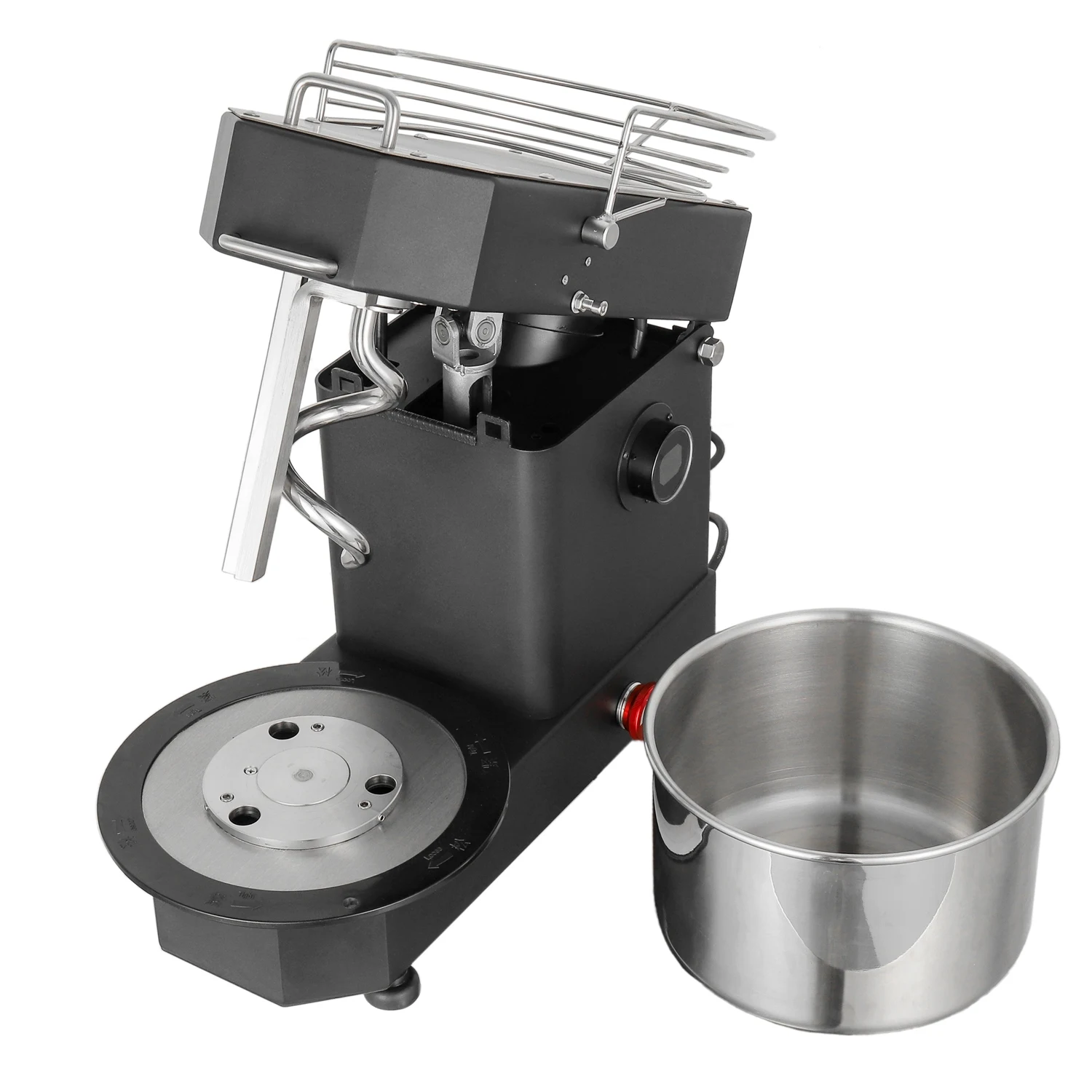 Commercial Food Mixer Flour Mixing Machine Brushless Motor Adjustable Speeds Dough Mixer with Stainless Steel Bowl