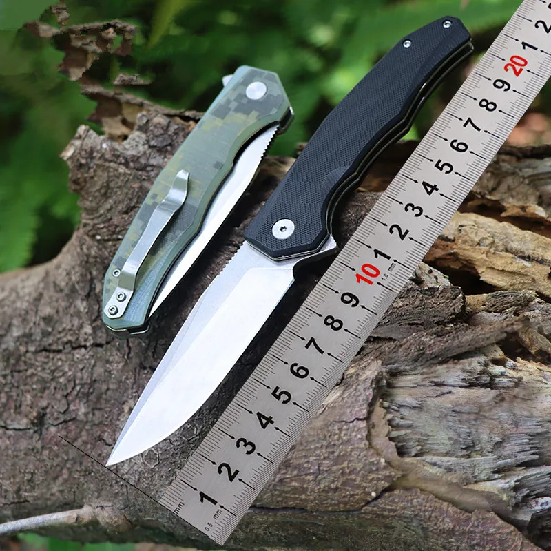 Folding Knife KESIWO FD06 D2 Blade G10 Handle Bball Bearing EDC Tactical Hunting  Utility Camping Outdoor Survival Knife