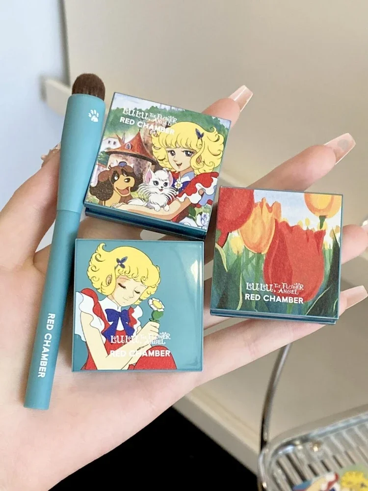 

Red Chamber Flower Fairy Series Multi-Purpose Blusher Rc Cream Blush Powder Matte Lipmud Lipstick