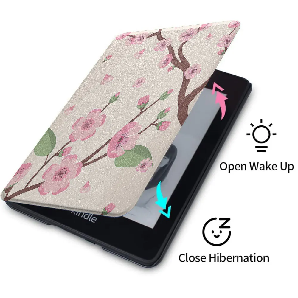 kindle case colorful flower patterns paperwhite3th 4th 5th Silicone soft shell  funda 2021 11th  8th generation