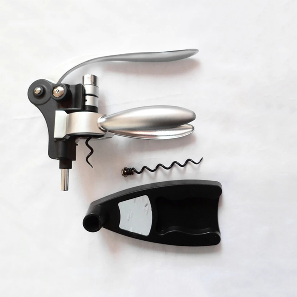 

Ear Corkscrew Wine Opener Strong Compact Grip Bottle Opening Tool Quick Efficient Use Kitchen Bar Tool