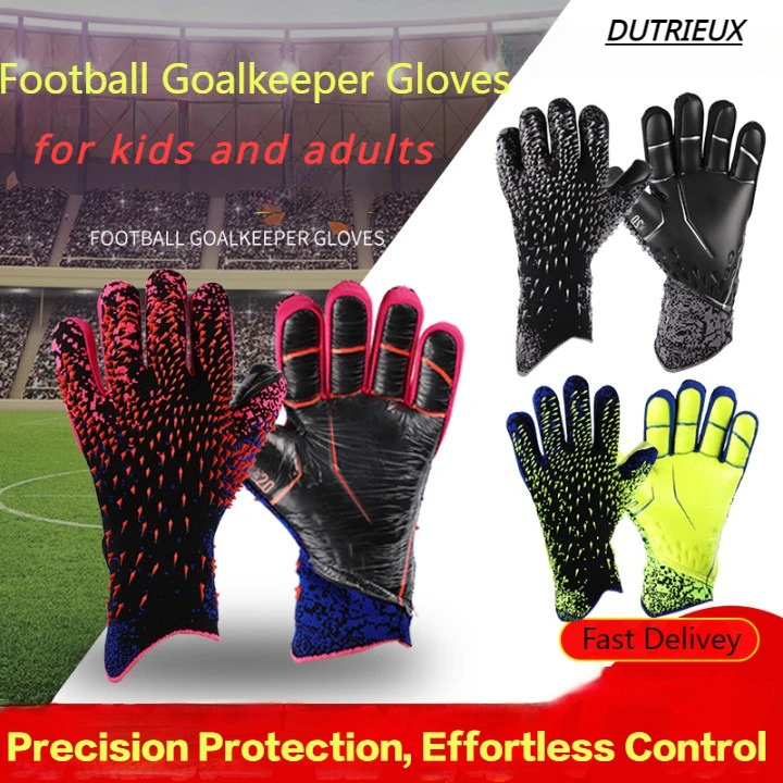 Professional Goalkeeper Gloves Thickened Football Gloves Football Accessories for Kids Adults Latex Non-slip Finger Protection